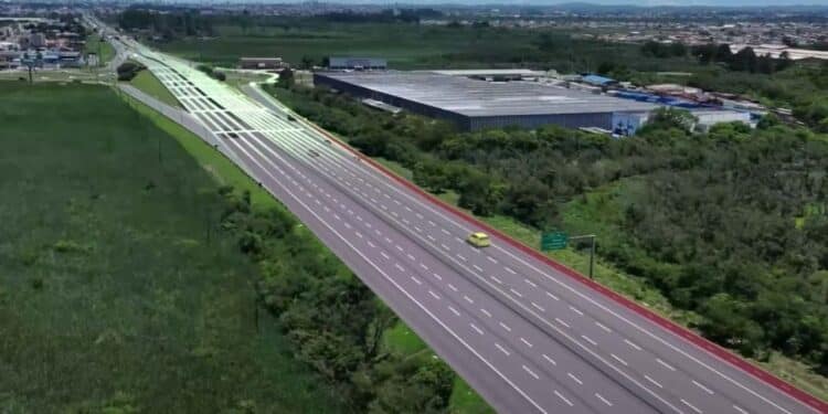 Obras na BR-277 no Paraná - Foto: EPR Litoral Pioneiro/Governo do Estado