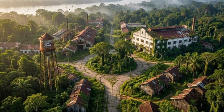 A 'cidade fantasma' na floresta brasileira que nasceu em 1928 e hoje virou um impressionante museu a céu aberto