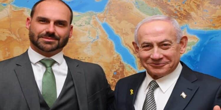 O encontro de Eduardo Bolsonaro com Netanyahu em Israel