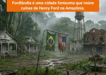 A cidade fantasma americana na Amazônia fundada em 1928 que abriga ruínas industriais de um passado fracassado do americano Henry Ford