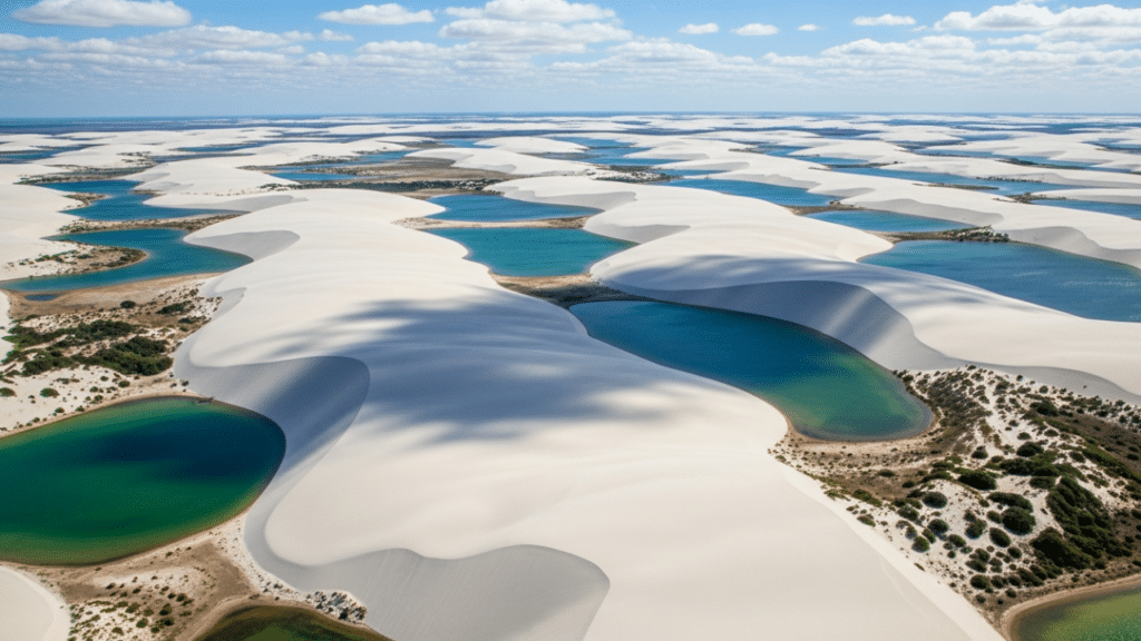 O deserto de águas cristalinas de água doce que desafia a lógica no Maranhão