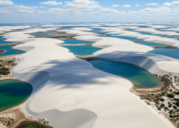 O paraíso escondido no Brasil com lagoas cristalinas e dunas brancas que deixam qualquer visitante sem palavras