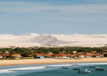 A vila desconhecida no Nordeste com ‘dunas de neve’ que criam o cenário de uma Europa tropical