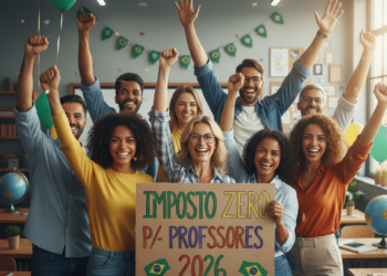 Proposta inédita no Brasil prevê isenção total de imposto de renda para professores em 2026