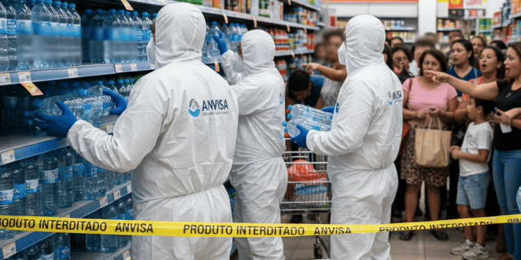 Anvisa suspende marca de água mineral após identificar contaminação por bactéria