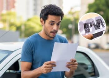 Motorista surpreso ao ver a novidade