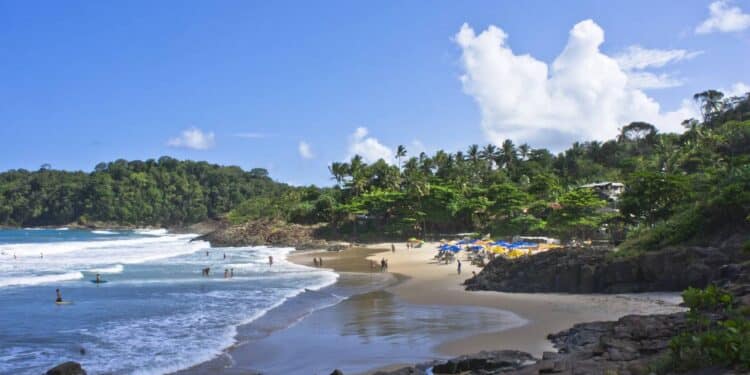 No litoral da Bahia existe uma cidade onde a Mata Atlântica encontra águas cristalinas em um cenário de tirar o fôlego