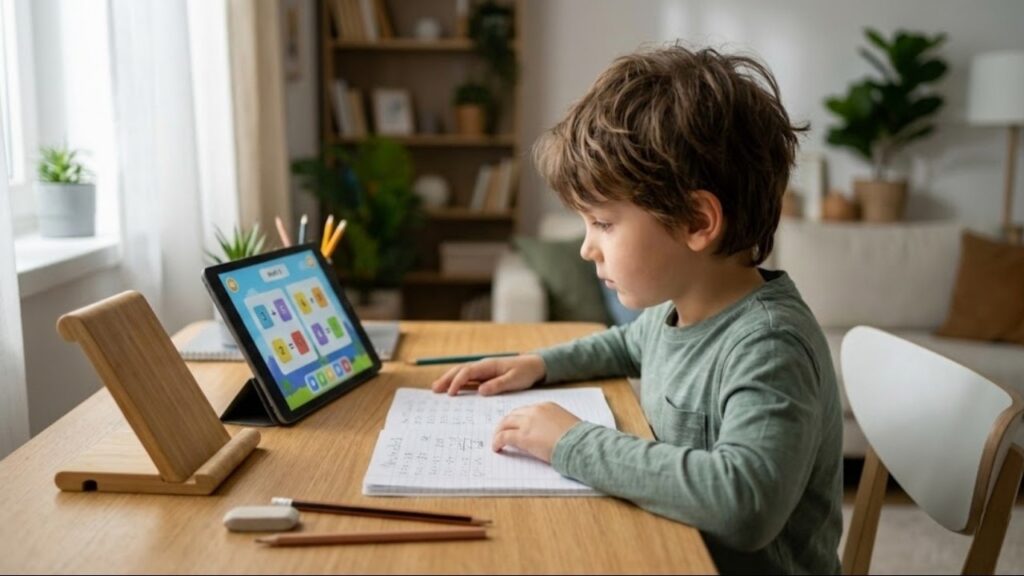 Aplicativos educativos para crianças que facilitam as tarefas e aproximam pais do estudo em casa
