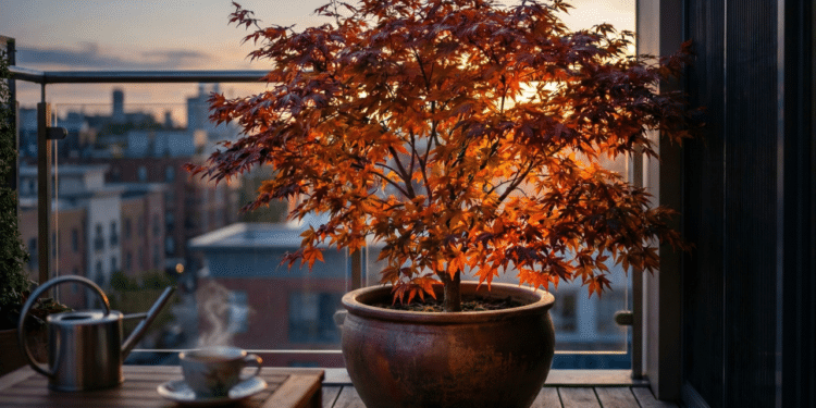 A árvore ideal para não enjoar, que muda de cor o ano todo e se desenvolve bem em varandas pequenas