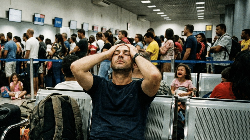 Espera excessiva em aeroporto resulta em indenização de R$ 8 mil para cliente