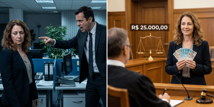 Mulher será indenizada em R$ 25 mil por sofrer insultos do gerente no ambiente de trabalho