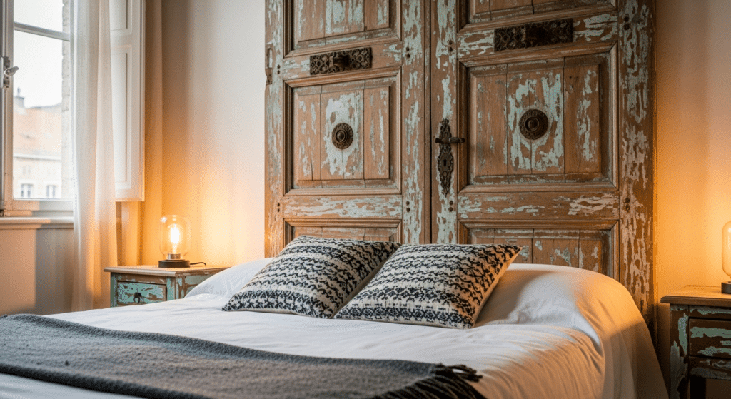 Jeitos criativos de reaproveitar portas antigas e montar móveis modernos