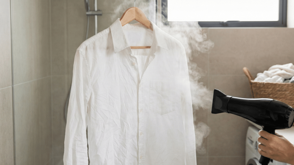 truque fácil que desamassa roupas em minutos sem esquentar o ferro