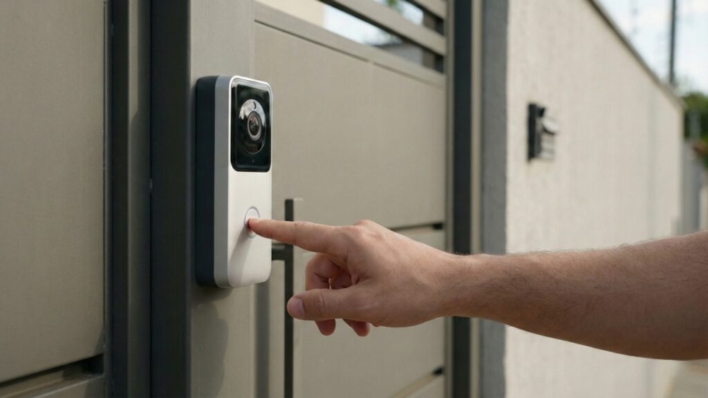 Nem câmera pesada, nem porteiro eletrônico: esse dispositivo com Wi-Fi dá segurança, avisa por aplicativo e grava visitantes na hora