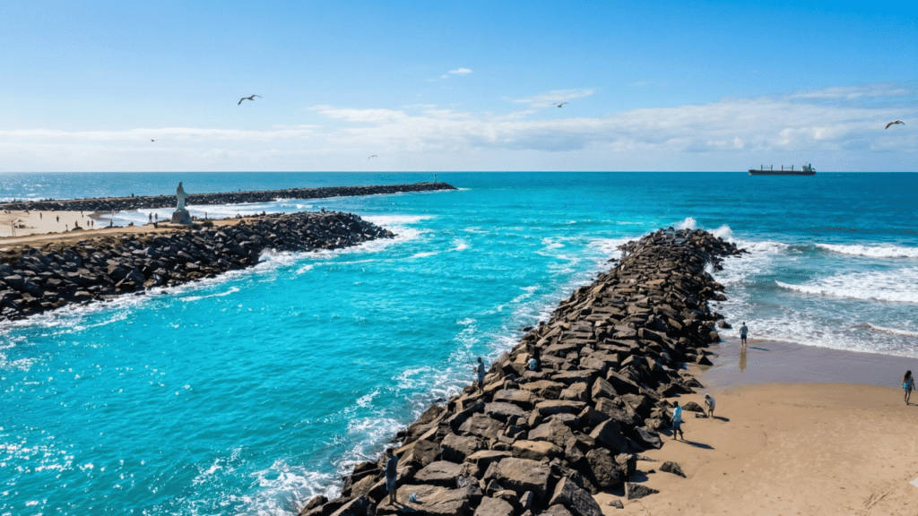 A cidade próspera em qualidade de vida que abriga uma das maiores praias do mundo