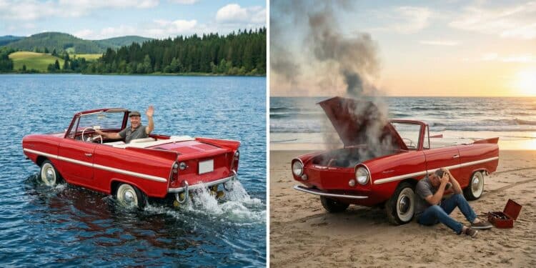 Veículos anfíbios que custaram quase R$ 1 milhão e não deram certo nem na água nem na terra