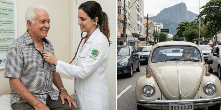 Exame de saúde grátis para motoristas com mais de 65 anos em 2026