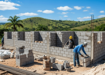 Valores atualizados para montar uma casa de três quartos com garagem em 2025