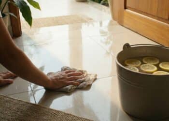 Vinagre branco resolve o que mais incomoda na entrada de casa