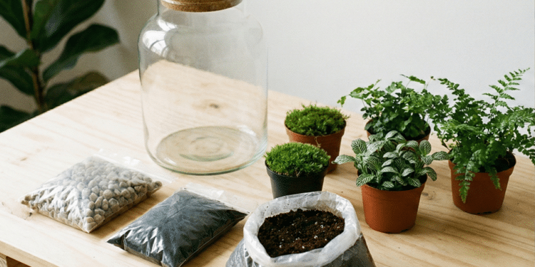 Passo a passo para criar um terrário que vive sozinho por meses