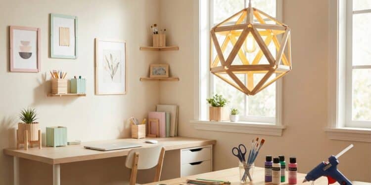 Essas ideias com palitos de picolé transformam a decoração com pouco gasto e podem render uma grana com artesanato