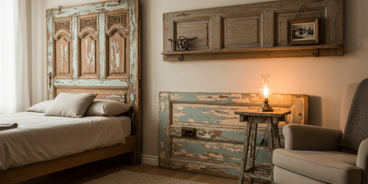 Ideias práticas para dar nova função às portas antigas na decoração