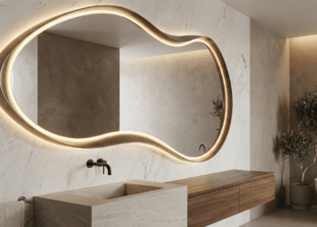 a tendência de espelhos que vai mudar a cara dos banheiros em 2026