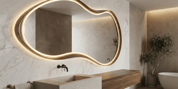 a tendência de espelhos que vai mudar a cara dos banheiros em 2026