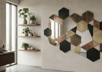 decoração de banheiros em 2026 traz uma novidade marcante nos espelhos