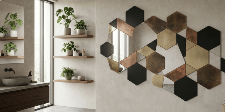 decoração de banheiros em 2026 traz uma novidade marcante nos espelhos