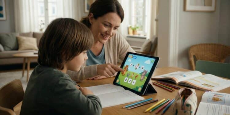 Aplicativos educativos para crianças que facilitam as tarefas e aproximam pais do estudo em casa
