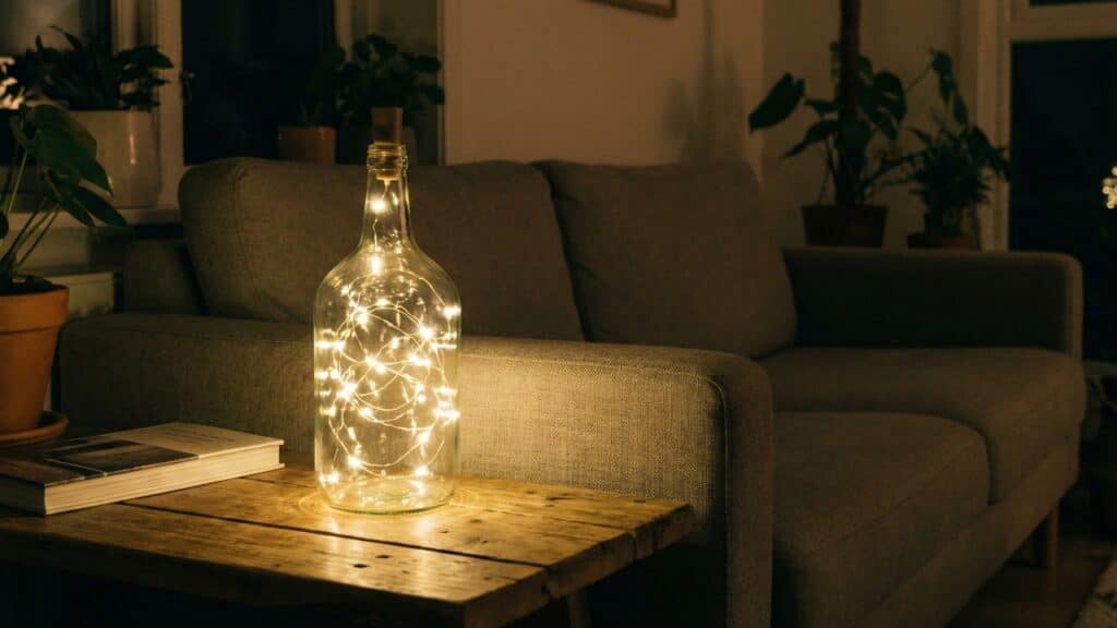 Veja como transformar garrafas de vidro em vasos e luminárias sem gastar muito