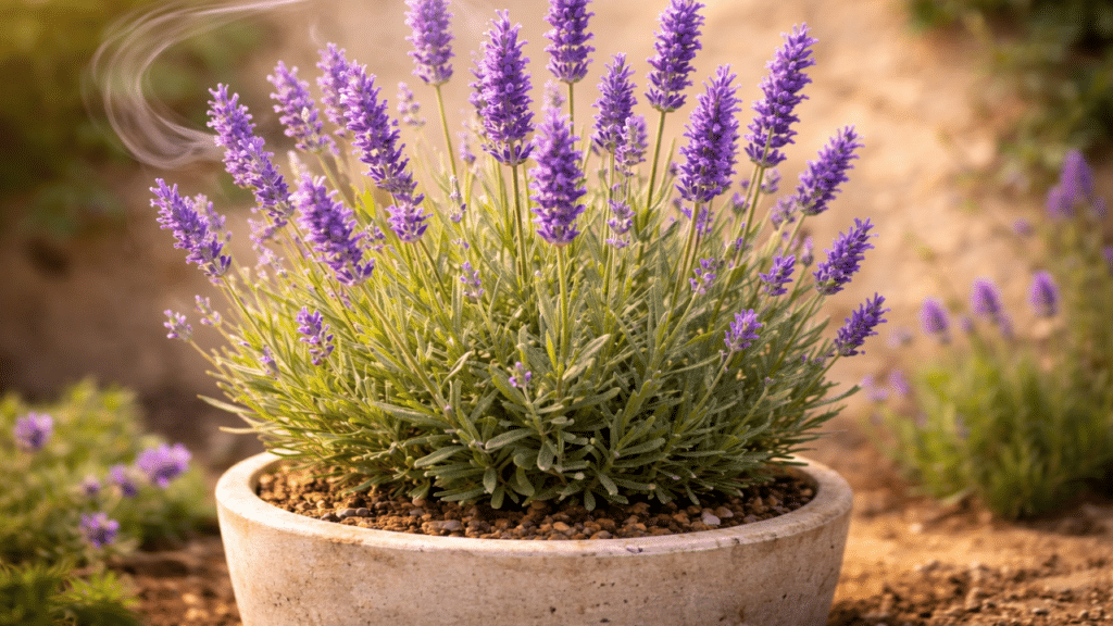 Essa planta aromática cresce forte e muito perfumada em vasos com os cuidados certos