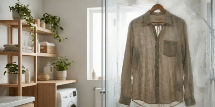 Esse truque simples desamassa roupas rapidamente sem usar ferro quente