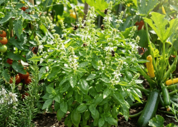 Erva aromática pouco valorizada atrai polinizadores e melhora hortas caseiras