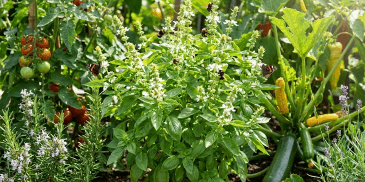 Erva aromática pouco valorizada atrai polinizadores e melhora hortas caseiras