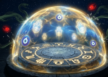 Signos ao redor de um domo