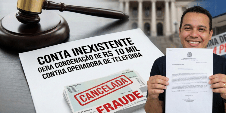 Operadora responde por conta inexistente e é condenada a pagar indenização