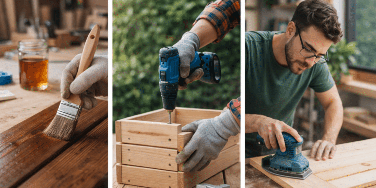 Transformar pallet velho em estante de luxo é mais fácil do que parece