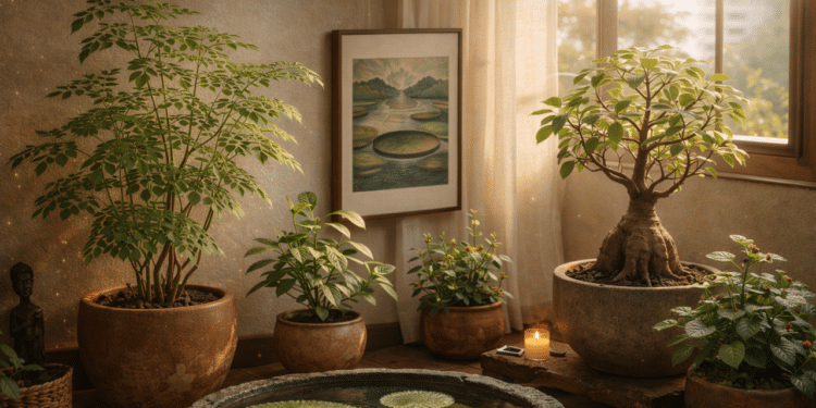 Plantas asiáticas, africanas e amazônicas transformam o jardim com prosperidade e harmonia