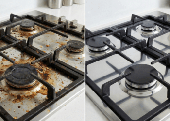 👉 Sem gastar um centavo: tire as crostas do fogão em só 5 minutos com produtos caseiros