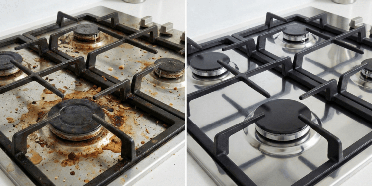 👉 Sem gastar um centavo: tire as crostas do fogão em só 5 minutos com produtos caseiros