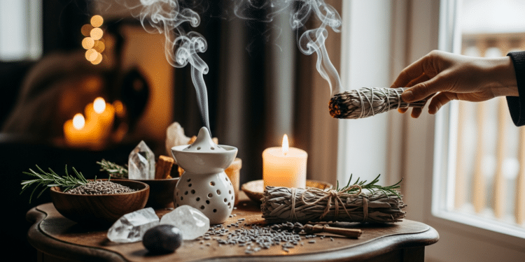 limpeza energética com ervas e incenso para começar o ano mais leve