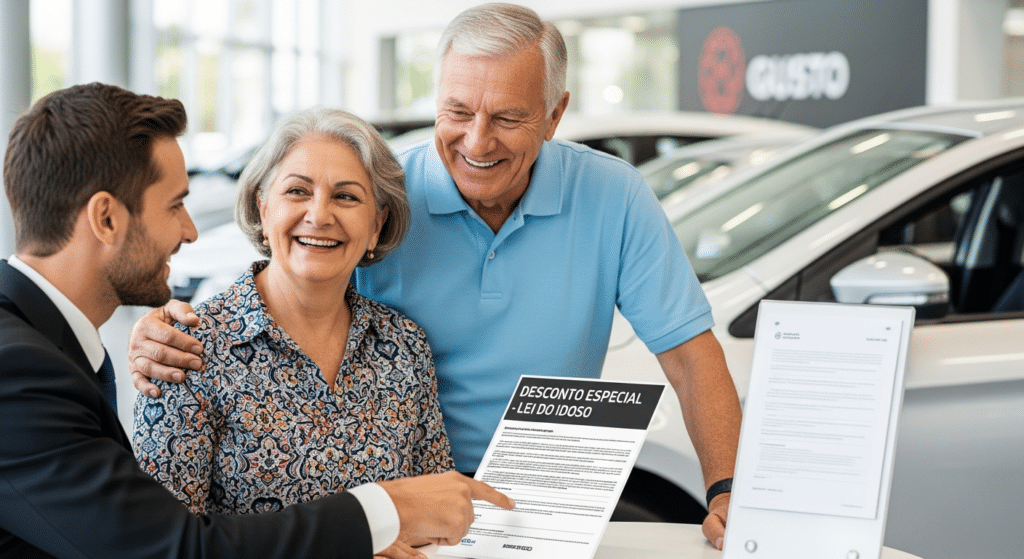 Idosos podem garantir economia na hora de comprar um carro novo