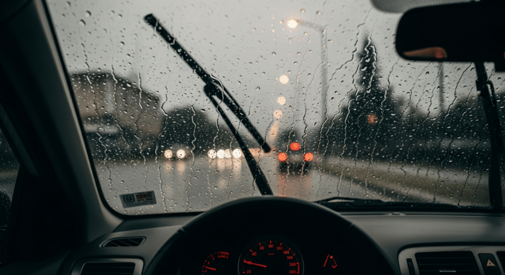 É essencial verificar as palhetas do limpador para evitar multas