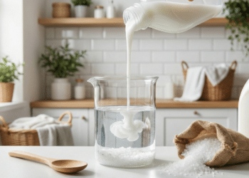 Mistura simples com sal grosso e amaciante mantém a casa cheirosa por horas