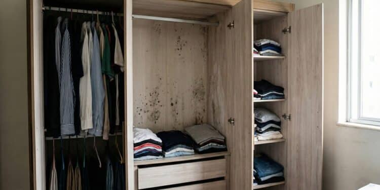 Aprenda a eliminar a umidade do armário e protege suas roupas