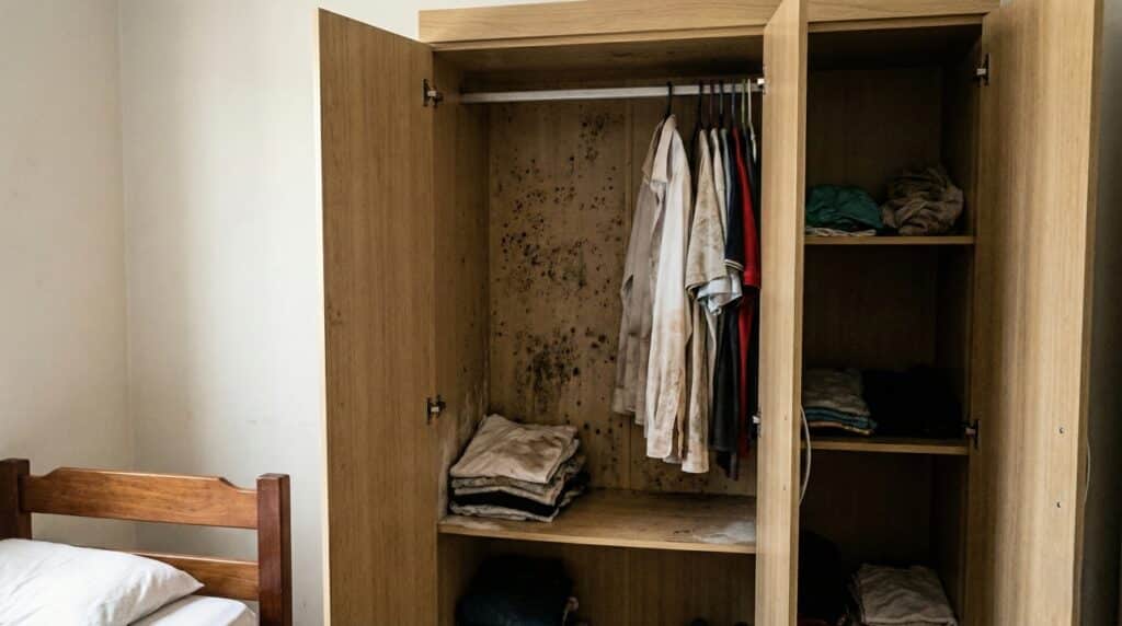 Aprenda a eliminar a umidade do armário e protege suas roupas