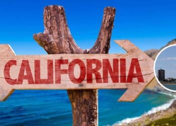 Placa da Califórnia e cidade de Petrolina - Créditos: depositphotos.com / hecke06 - Créditos: depositphotos.com / hecke06