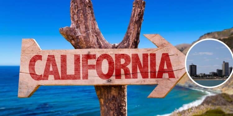 Placa da Califórnia e cidade de Petrolina - Créditos: depositphotos.com / hecke06 - Créditos: depositphotos.com / hecke06